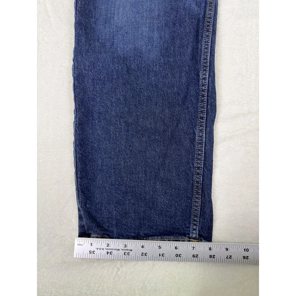 Old Navy‎ Jeans Mens 33x30 Blue Denim Dark Wash Loose Relaxed Straight Stretch